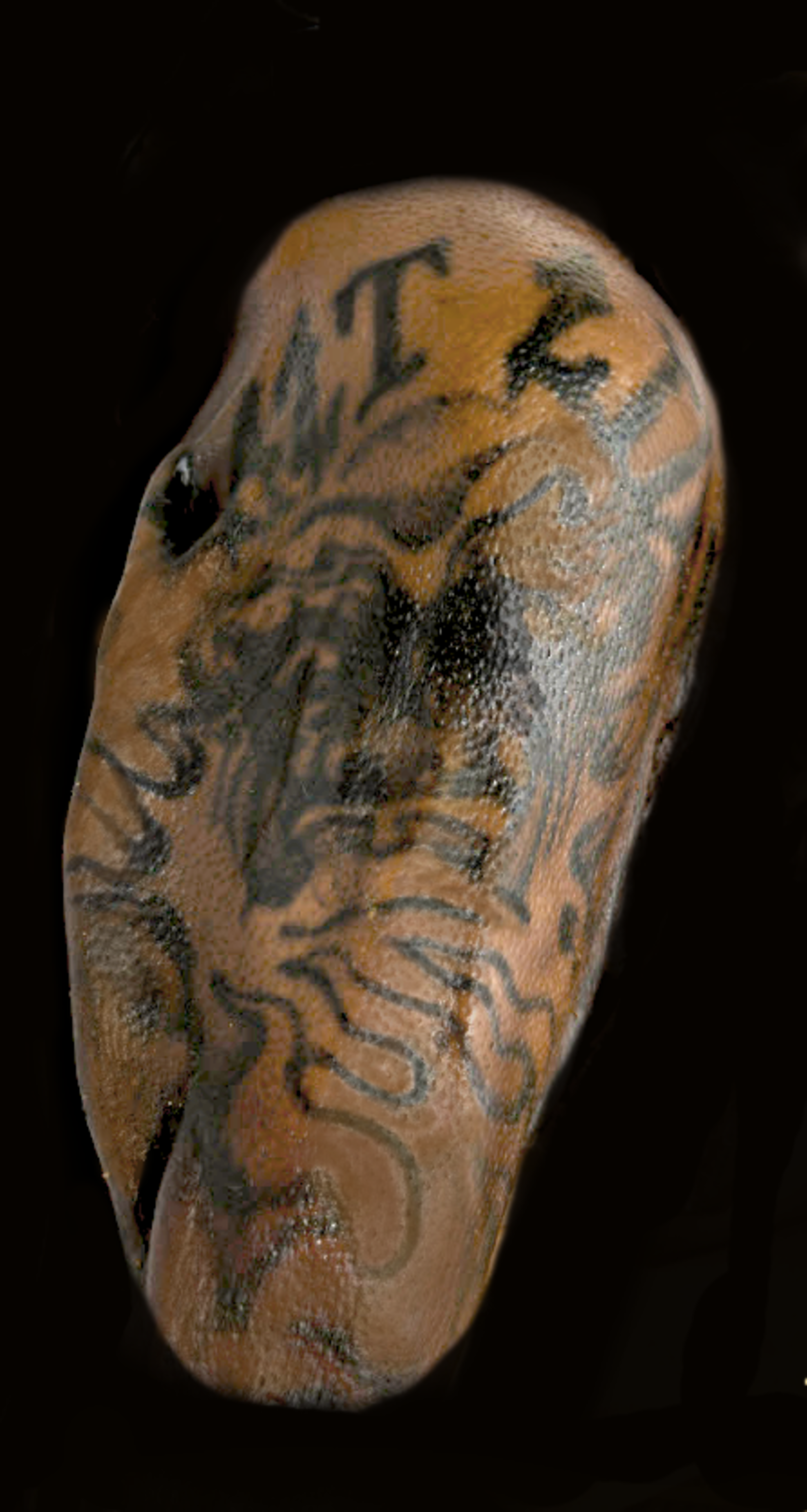 The Montgomery County Coroner's Office is asking for the public's help to identify a man found deceased May 20, 2023, near the railroad trestle at Keowee Street and Monument Avenue in Dayton. The man had multiple tattoos on his arms. CONTRIBUTED