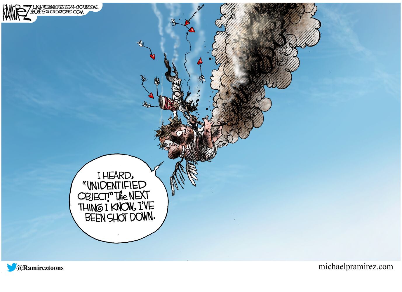 WEEK IN CARTOONS: Ohio derailment, unidentified flying objects and more
