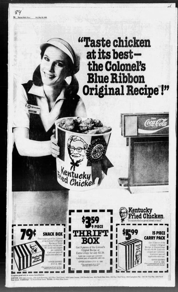 Vintage Restaurant advertising DDN