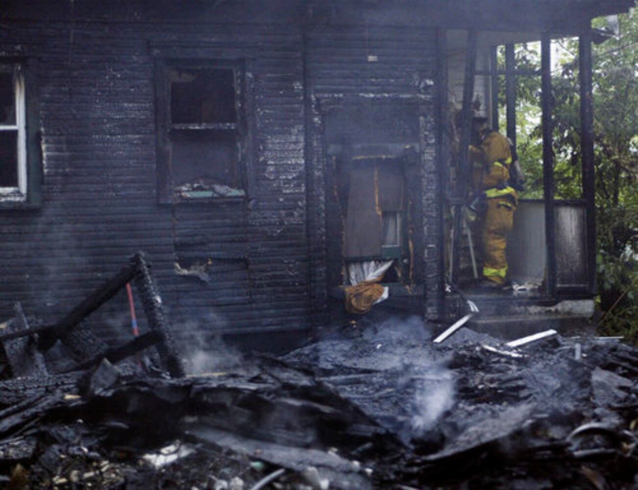 Fire at multi-family home