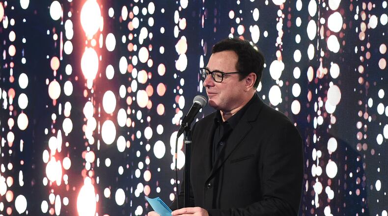 NEW YORK, NY - DECEMBER 11: Bob Saget appear on stage during Scleroderma Research Foundation's Cool Comedy - Hot Cuisine New York 2018 at Caroline's on Broadway on December 11, 2018 in New York City. (Photo by Ilya S. Savenok/Getty Images for The Scleroderma Research Foundation)