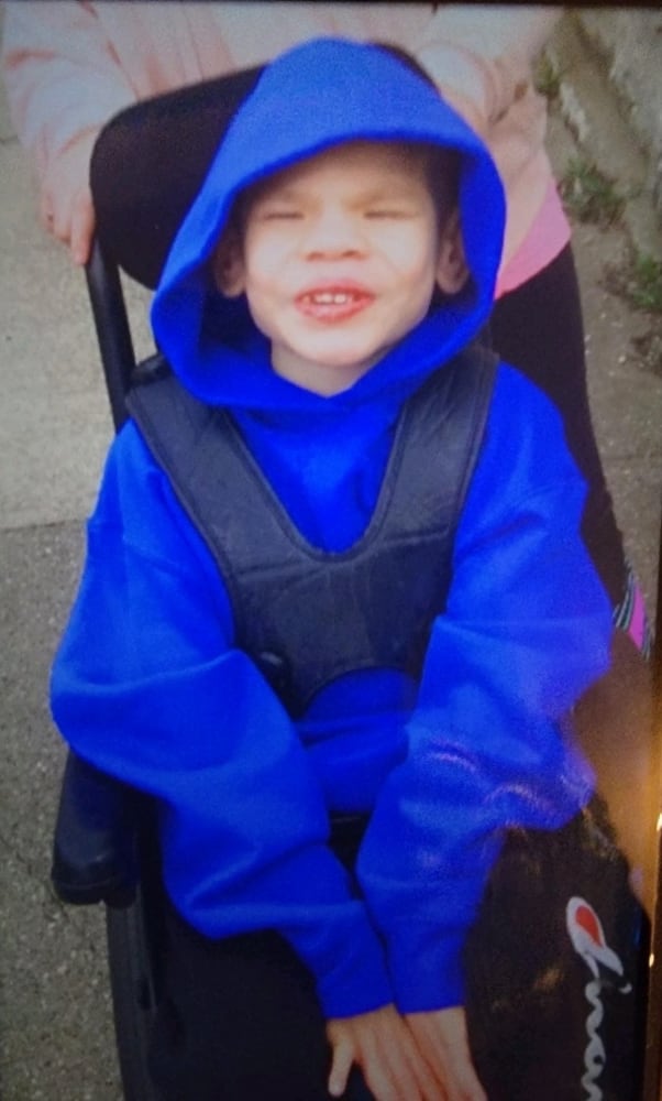 7-year- old Hershall Creachbaum.