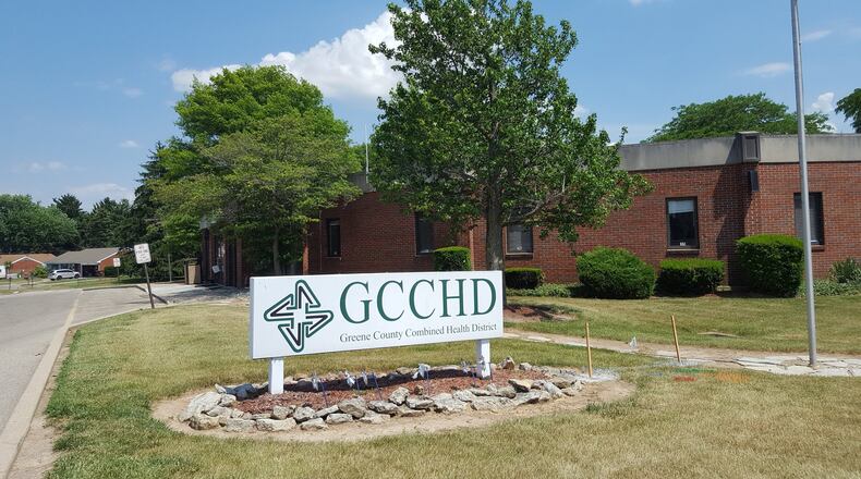 The new building to house the Greene County Combined Health District will be built adjacent to the current building by the old helipad at 360 Wilson Drive in Xenia. (Richard Wilson/Staff)