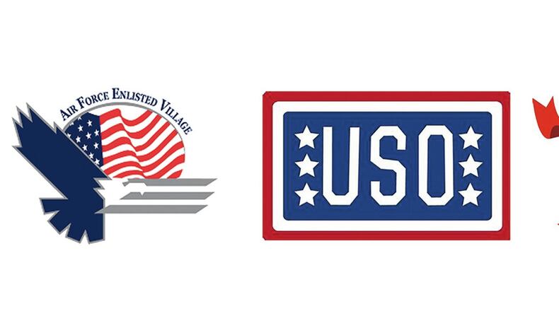 The Air Force Enlisted Village, United Service Organizations and Fisher House invite runners to join their fundraising teams during the annual Air Force Marathon event Sept. 14-15. (U.S. Air Force graphic)