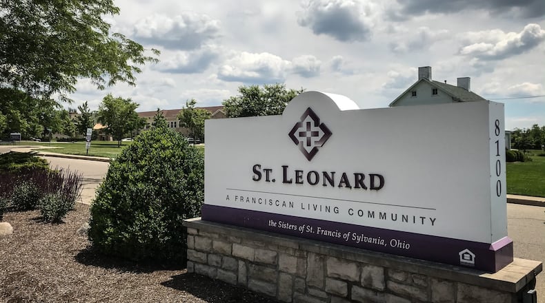 Twenty-five cases residents and 15 staff members at St. Leonard continuing care retirement community have tested positive for the coronavirus. JIM NOELKER/STAFF FILE PHOTO