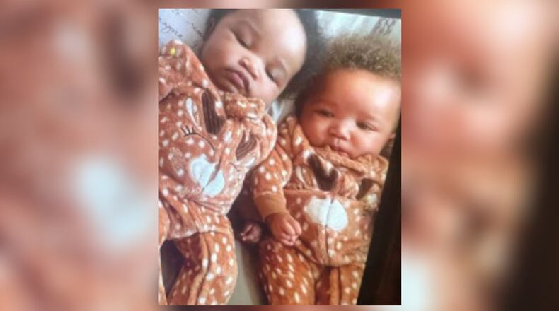 An AMBER Alert was issued for two 5-month-old boys, Ky'air, left, and Kasan Thomas, after the car they were inside Monday, Dec. 19, 2022, was stolen in Columbus. Photo courtesy the National Center for Missing & Exploited Children.