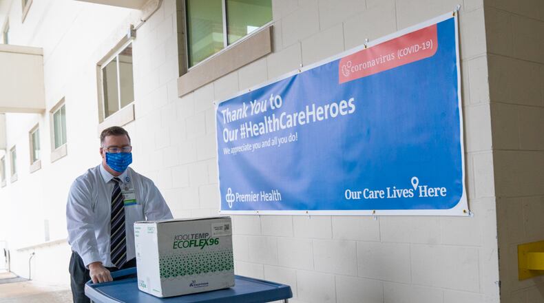 Upper Valley Medical Center in Troy received its first shipment of the Moderna coronavirus vaccine in December.