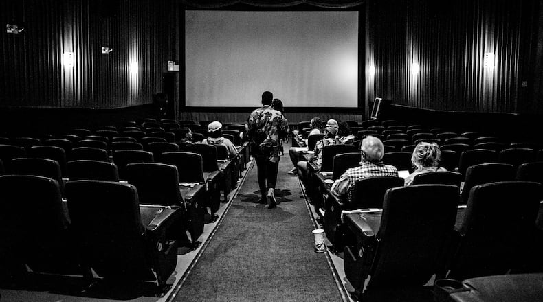Participants gather into The Neon for Scripted in Black's first movie night last year in July. PHOTO BY SEAN KOREY