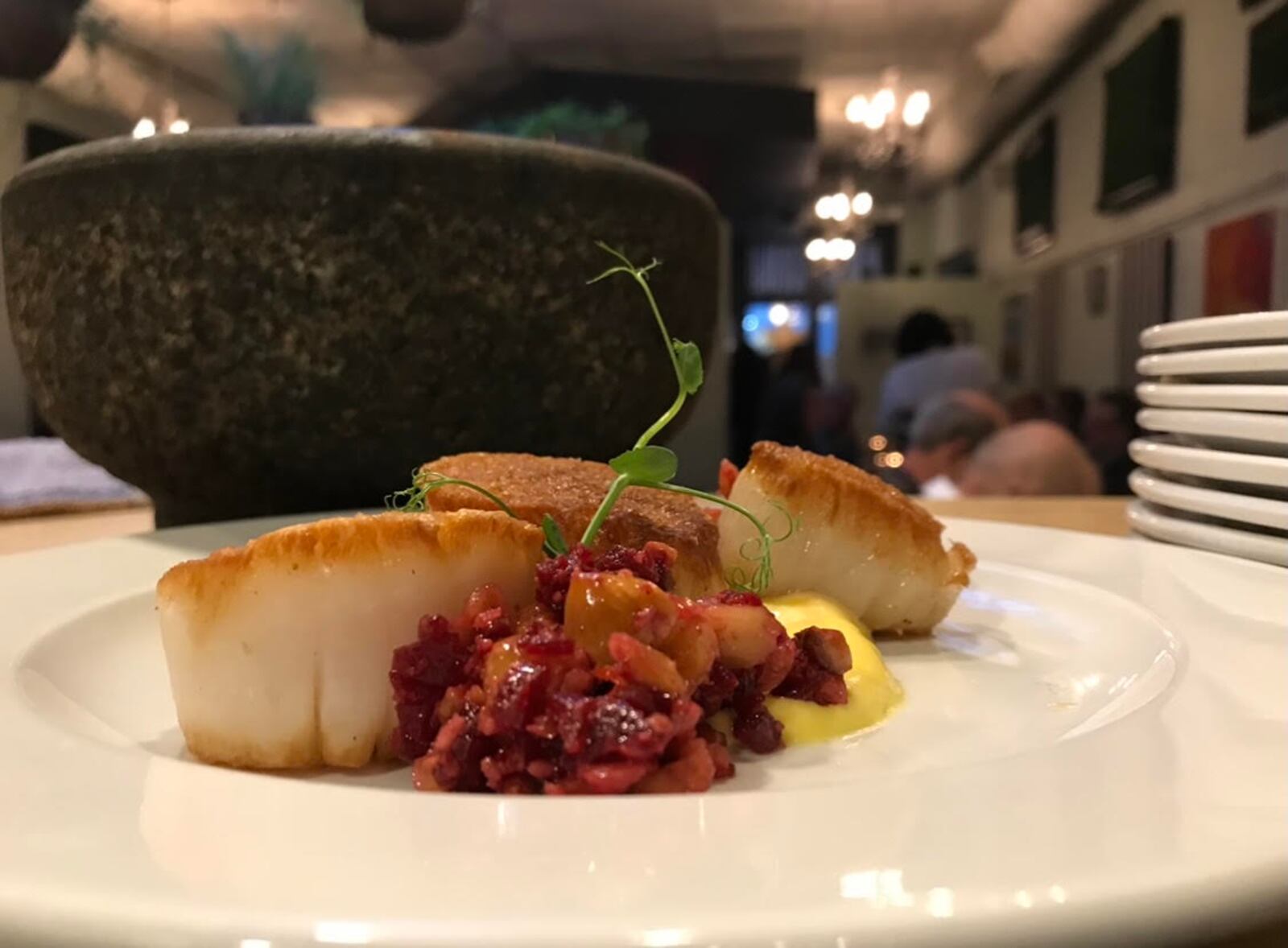 Scallops will be on Lily's Dayton special Valentine's Day menu this year.