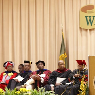Scenes from the 2014 Commencement Convocation on Saturday, May 3. The Rev. Jesse Jackson, Sr. was the keynote speaker and received an honorary Doctor of Humane Letters Degree. TY GREENLEES / STAFF