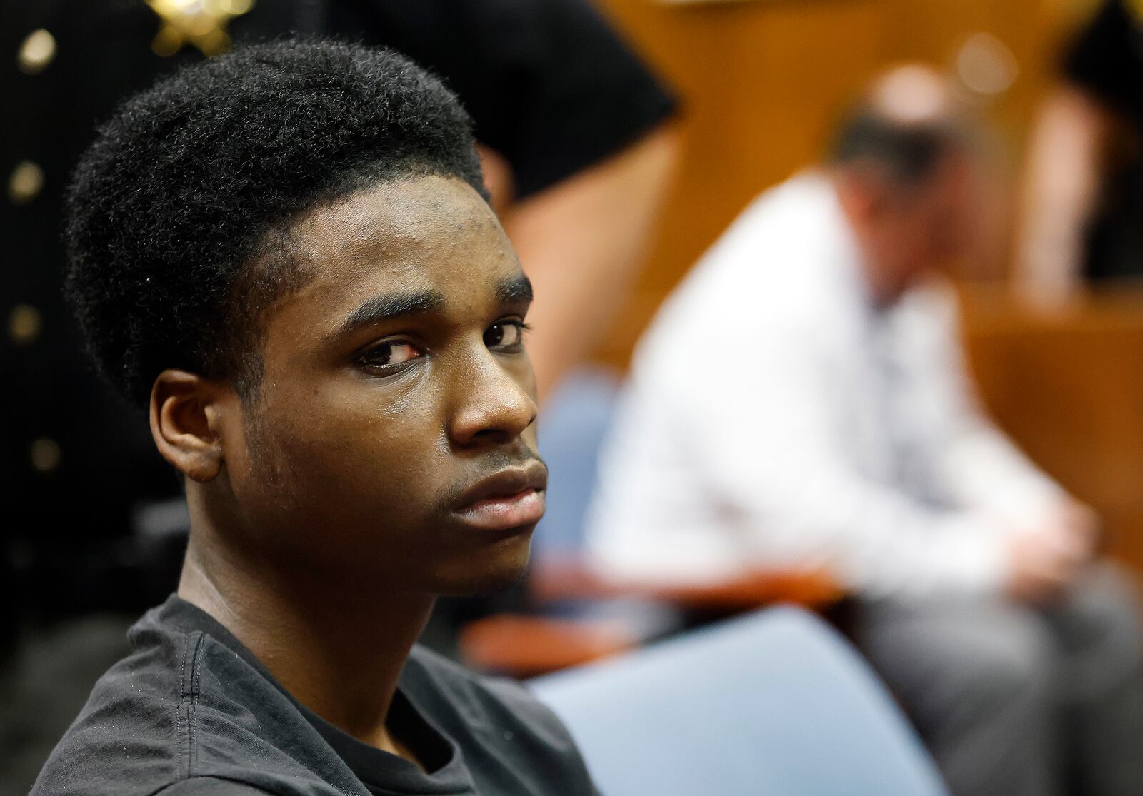 Tylan Amir Peaks was in Montgomery County Common Pleas Court Wednesday, July 31. 2024 to be sentenced for killing a Lyft driver in Dayton. MARSHALL GORBY\STAFF