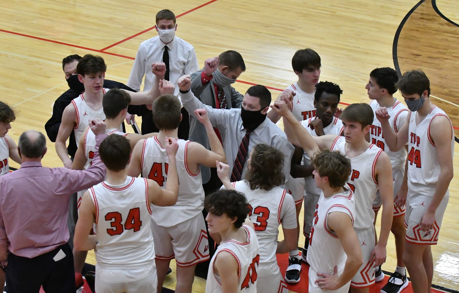 The Tippecanoe boys basketball team won its first conference title since 2010 this season. Greg Billing/Contributed