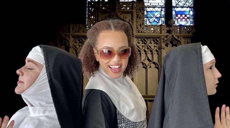 Left to right: Melissa Matarrese, Alexis Ariana and Amy VanDyke in Wright State University's production of "Sister Act," slated Nov. 4-20. CONTRIBUTED