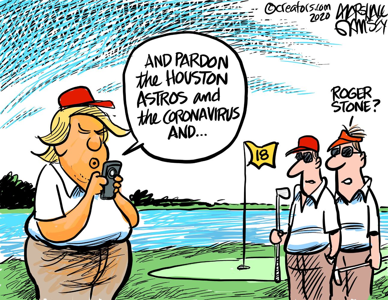 Week in cartoons: Bloomberg, Barr, pardons and more
