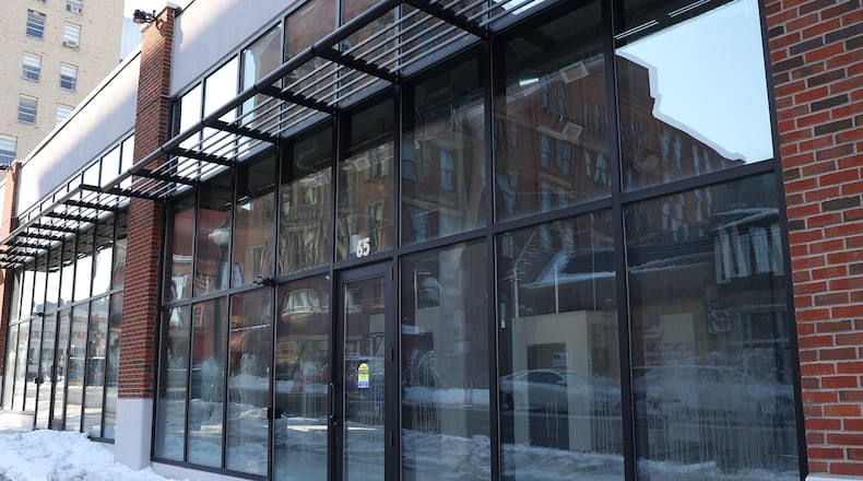 Retail space in the City of Springfield parking garage some of which will be occupied by the new downtown Springfield business Charlo’s Provisions & Eatery. BILL LACKEY/STAFF