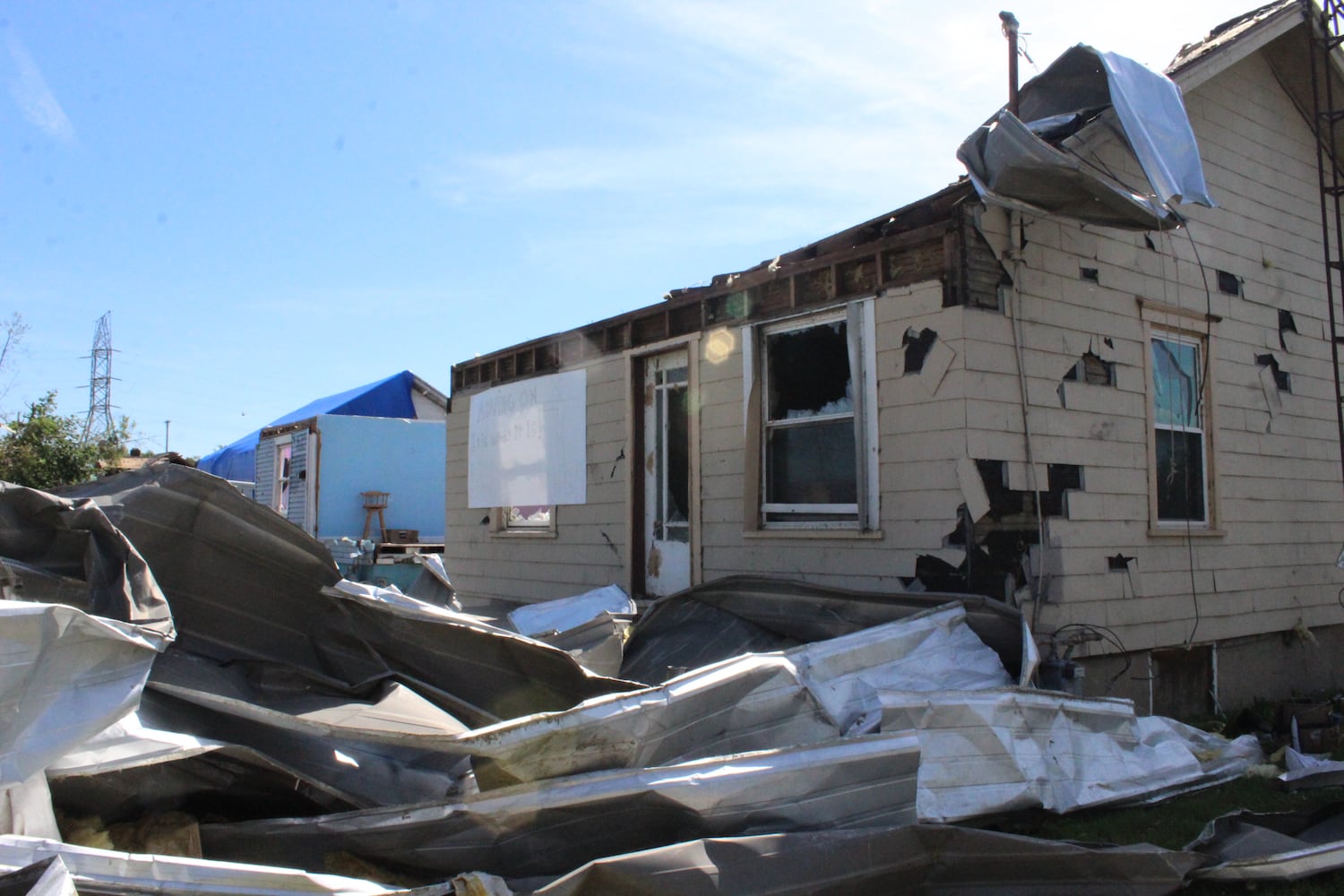 PHOTOS: Troy Street in Dayton two weeks after the Memorial Day tornadoes