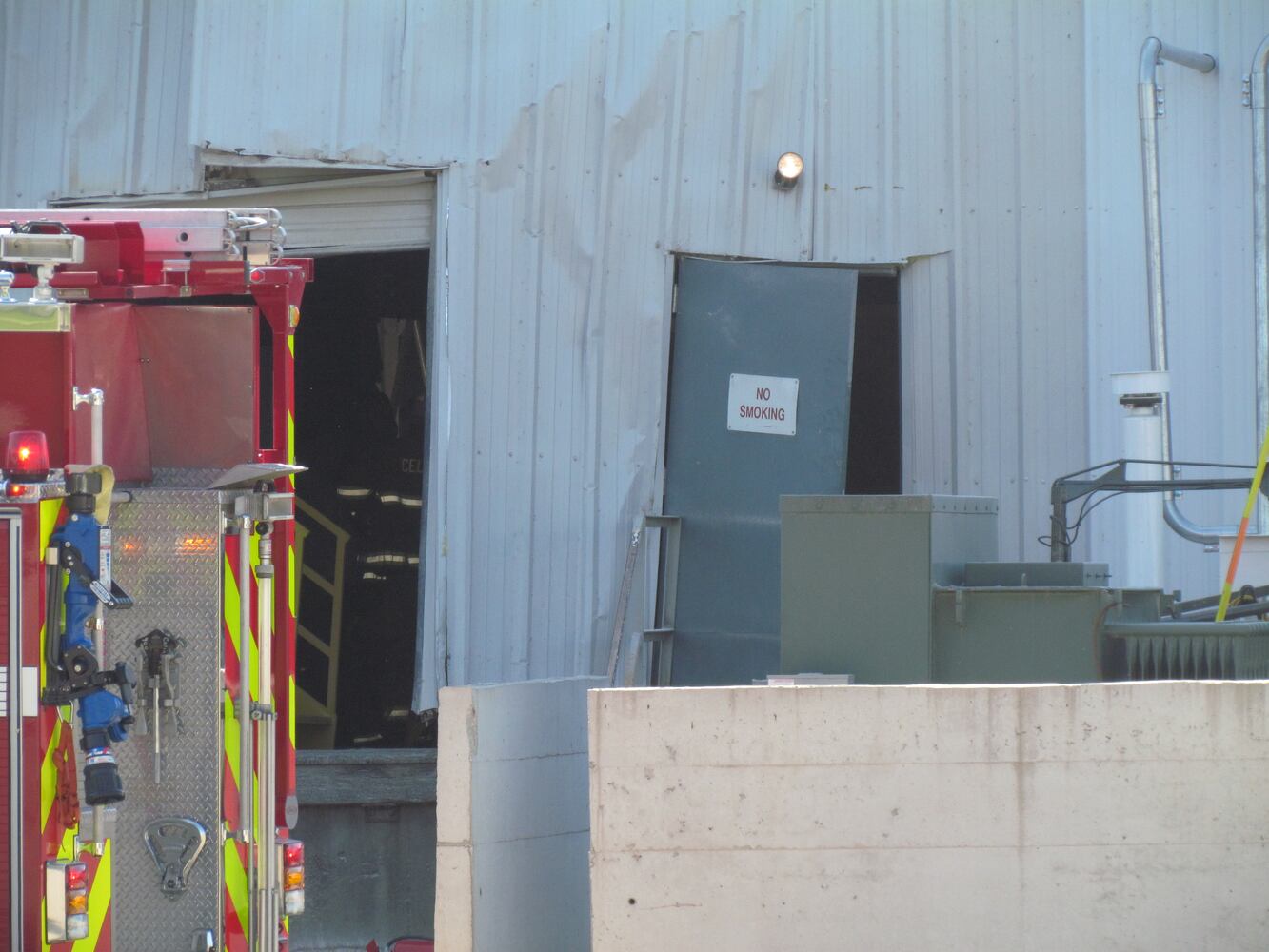 Grain elevator explosion in Celina
