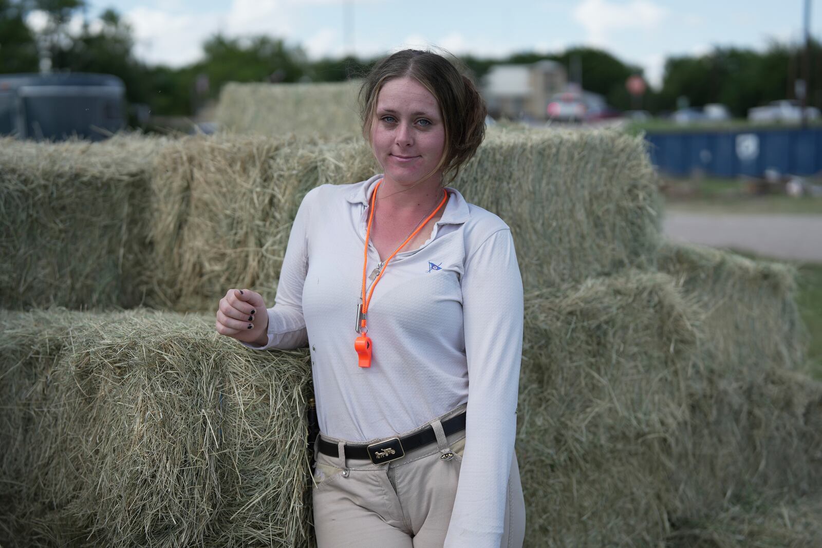Margo Mellon, a volunteer with Texas EquuSearch, poses for a portrait, Tuesday, July 8, 2025, in Ingram, Texas (AP Photo/Joshua A. Bickel)