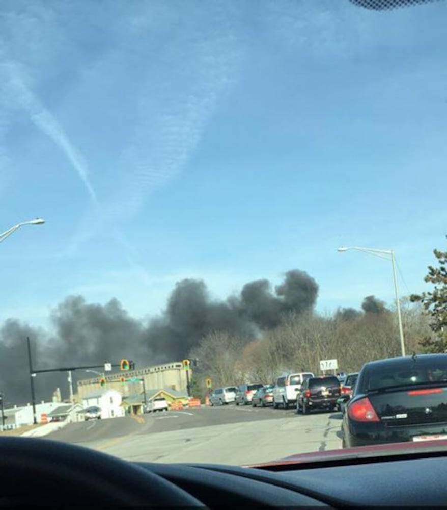 Calamityville training site fire