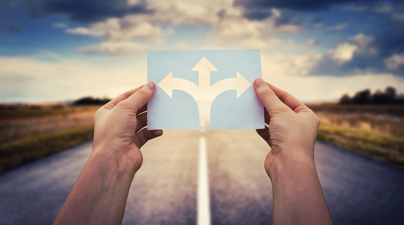 Two keys to making a difficult choice without regrets are planning and thought beforehand.