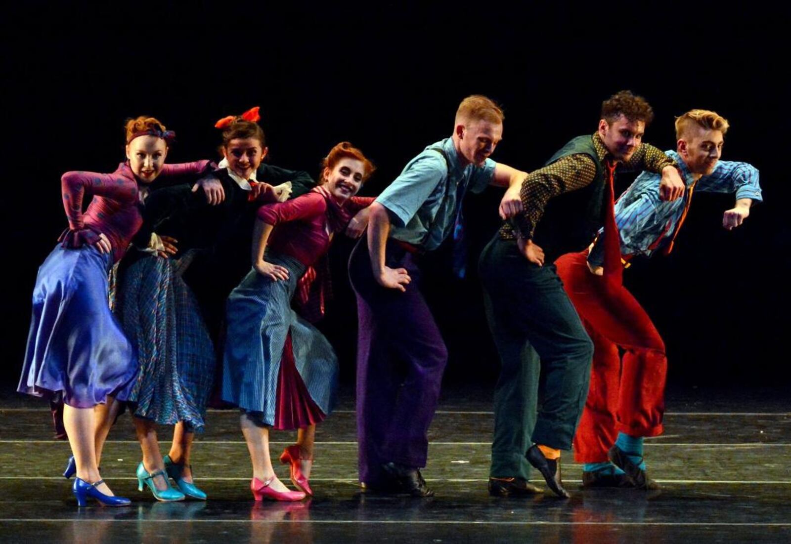 Gem City Ballet in Stuart Sebastian's "Fast Company." PHOTO BY ANDY SNOW