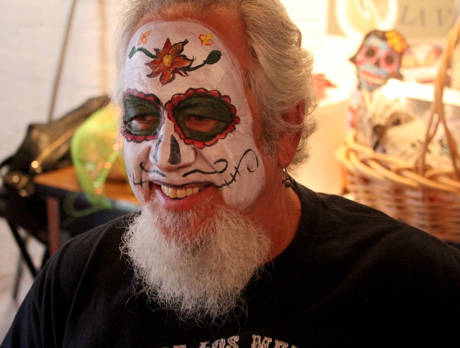 Dayton has celebrated El Dia de los Muertos  since 2012. David Hurwitz  helps organize the annual celebration.  Photo Amelia Robinson