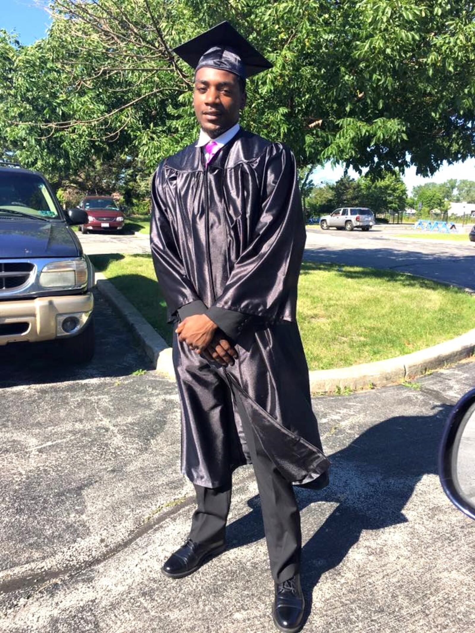 Kordero Hunter poses for a photo during his high school graduation. CONTRIBUTED PHOTO