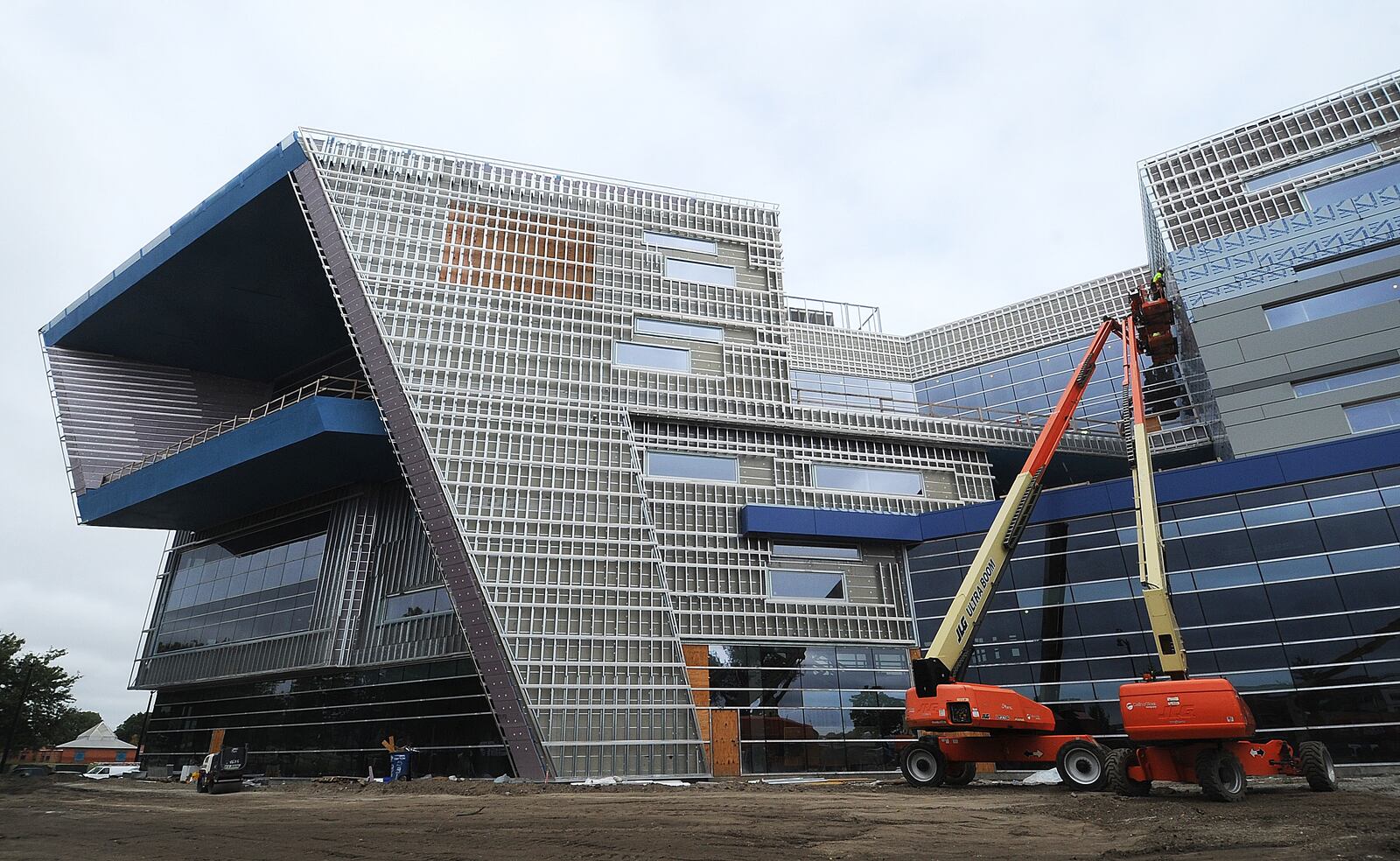 The Greater Dayton School, under construction near Deeds Point in Dayton. The school will service "under-resourced" students from preschool through  eighth-grade. MARSHALL GORBY\STAFF