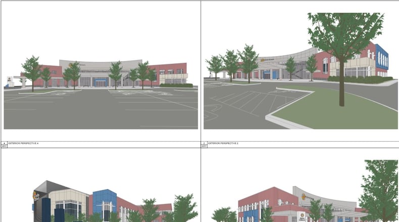 A rendering shows the planned Center for Community Health and Advocacy. Dayton Children’s will build the new center near its campus. CONTRIBUTED