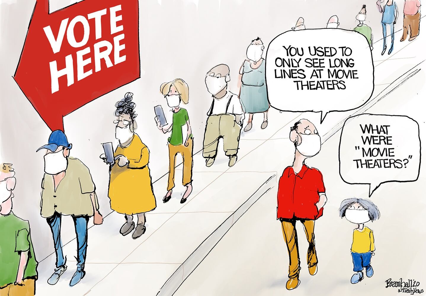 Week in cartoons: Town halls, Amy Coney Barrett and more