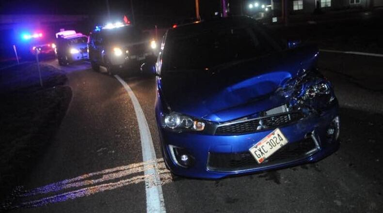 Accident on Rt. 4 and Harshman Road