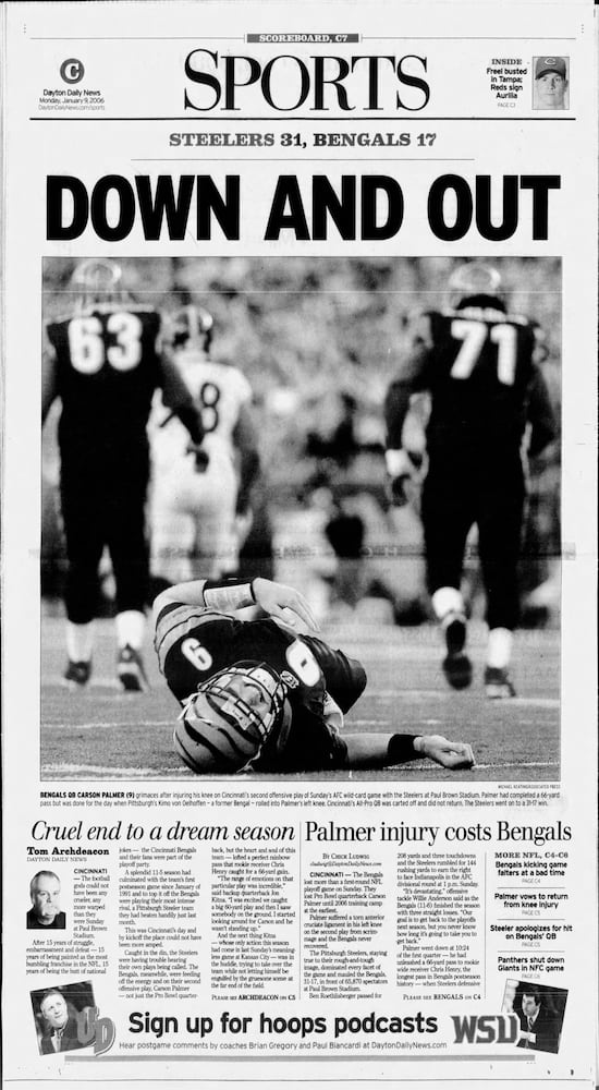 Bengals pages key moments