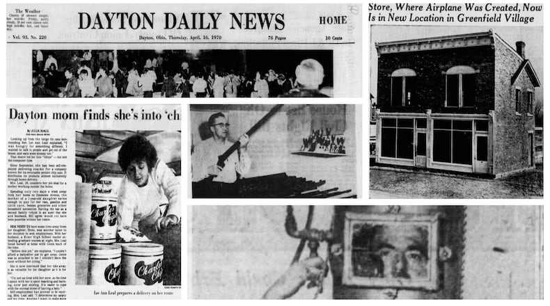 Dayton history headlines for the week of April 16 - April 22. DAYTON DAILY NEWS ARCHIVES