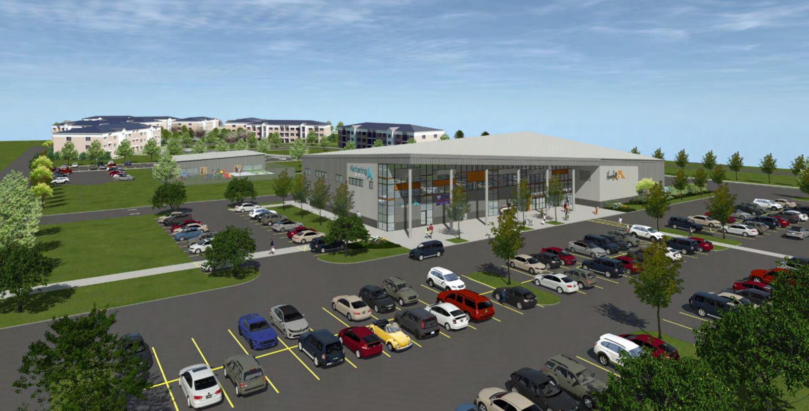 A render of the 50$ million community project in West Dayton. Credit: Homefull