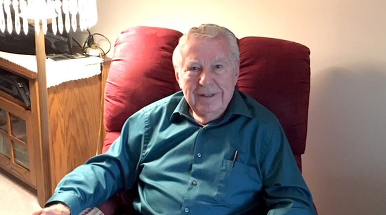 Ivan Patterson of Greenville is a long-time Dayton Daily News subscriber. STEVE MEHAFFIE / STAFF