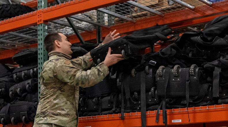 Staff Sgt. Ian Guthridge, NCO in charge of the 88th Security Forces Squadron’s Supply and Logistics, is responsible for all 12 Security Forces buildings on Wright-Patterson AFB, associated work orders and upkeep of the facilities. He was recently named the base’s 2020 NCO of the Year. U.S. AIR FORCE PHOTO/AIRMAN 1ST CLASS ALEXANDRIA FULTON