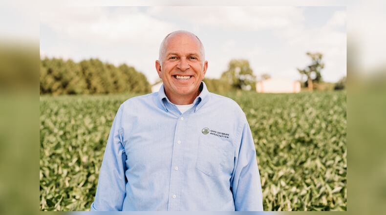 Patrick Knouff is a Shelby County farmer and president of the Ohio Soybean Association board of trustees. (CONTRIBUTED)