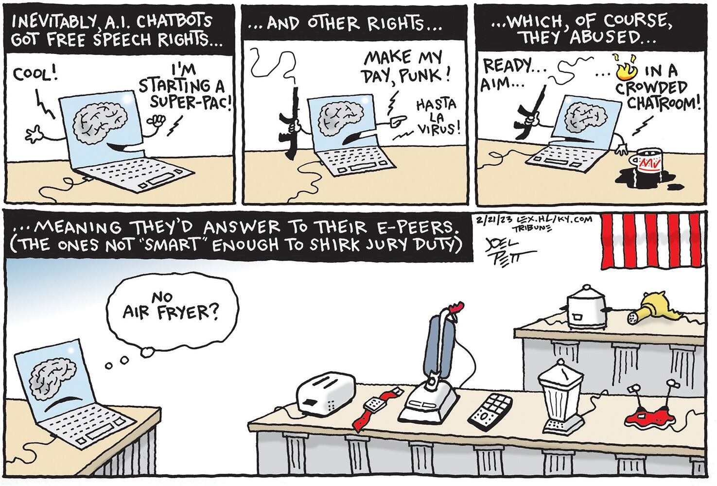 WEEK IN CARTOONS: Ohio train derailment, ChatGPT and more