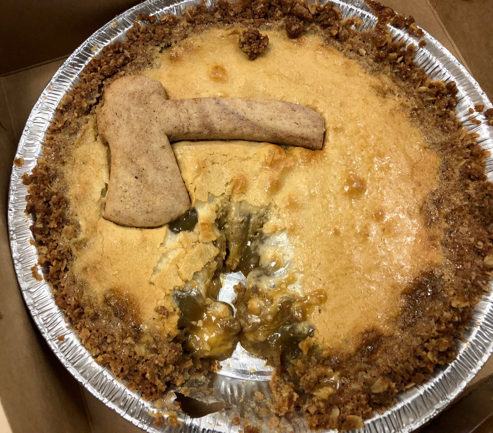 Ghostlight Coffee shop has added the Lumberjack Pie to its Thanksgiving dessert menu.