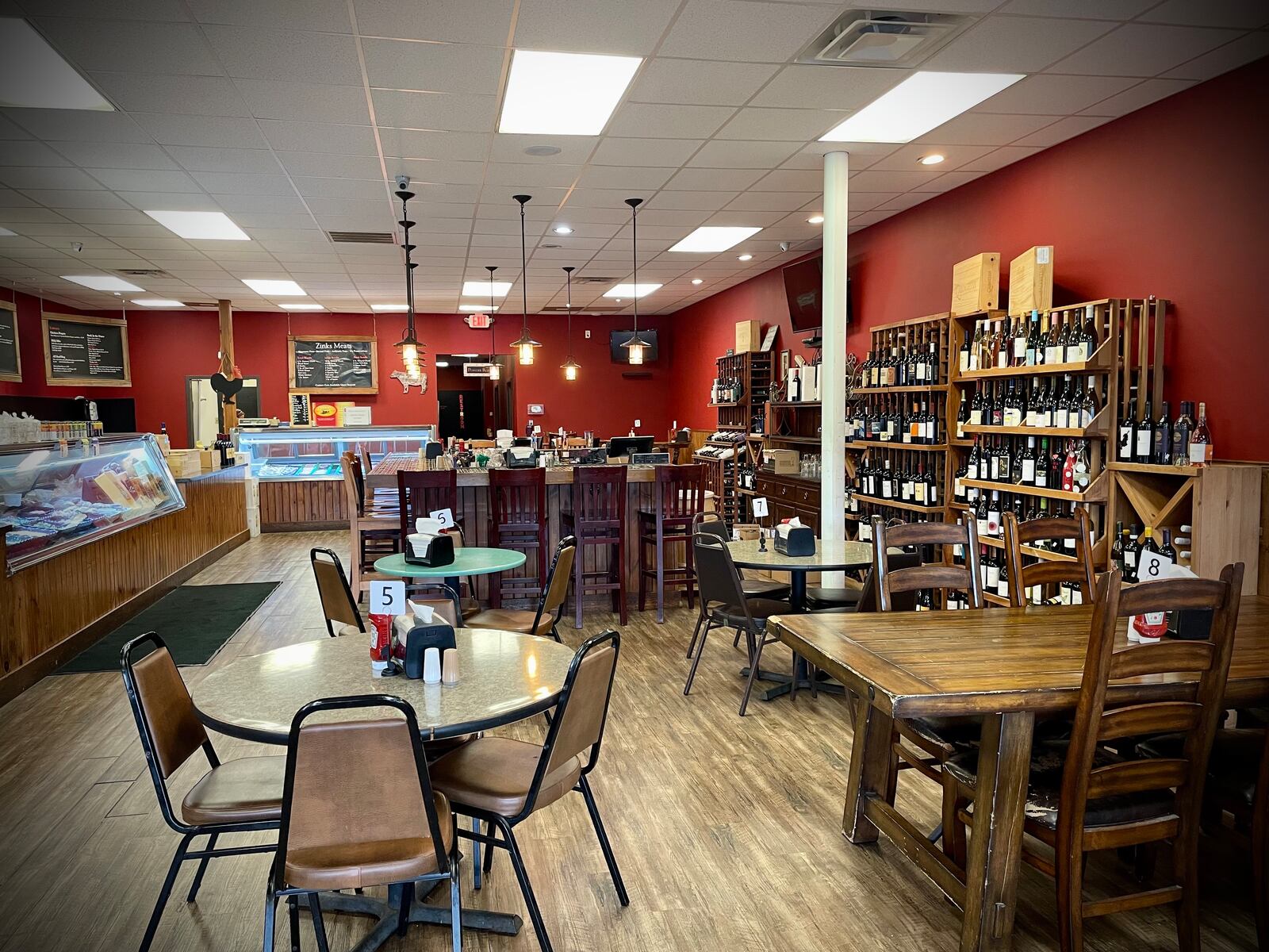 Zinks Meats & Fine Wines is located at 409 Miamisburg Centerville Road in Washington Twp. NATALIE JONES/STAFF