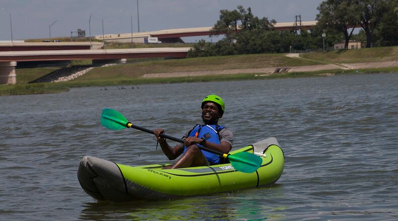 Taiter Kayak Solutions is bringing kayaking to RiverScape MetroPark this summer. CONTRIBUTED