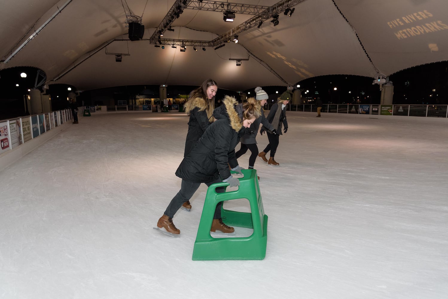 PHOTOS: Did we spot you ice skating during '90s Night at RiverScape MetroPark?