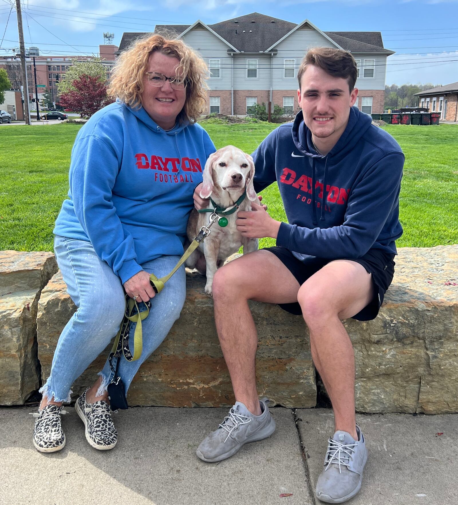 Luke Brenner and his mom Carin with Buddee. CONTRIBUTED