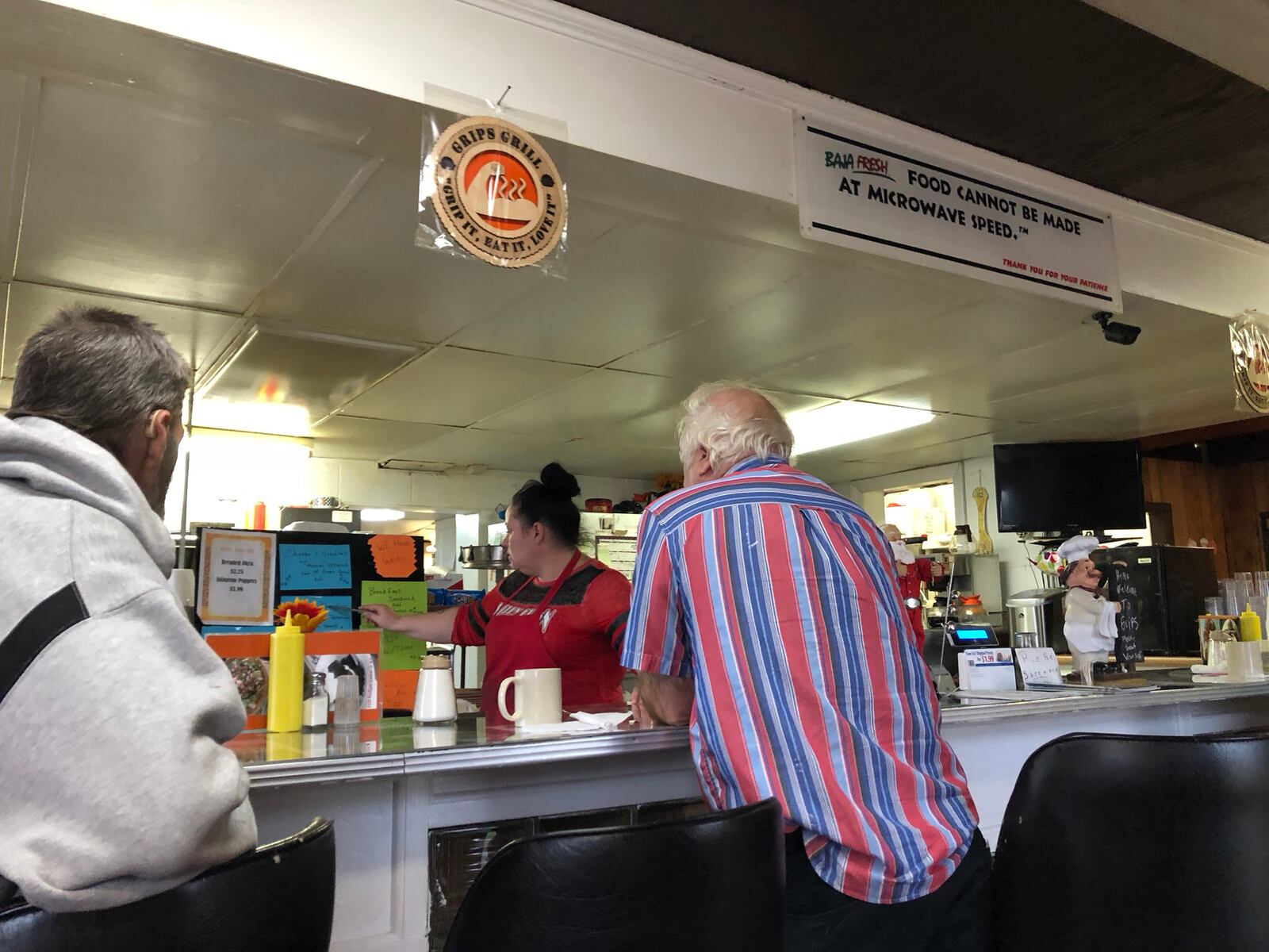 Grips Grill and Diner is located at  15 Springfield St. in Dayton.