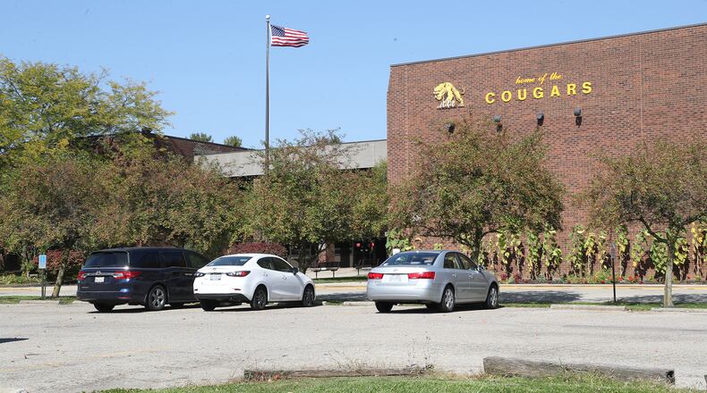 Kenton Ridge High School has gone to online learning until next week after several cases of COVID-19 were confirmed. BILL LACKEY/STAFF