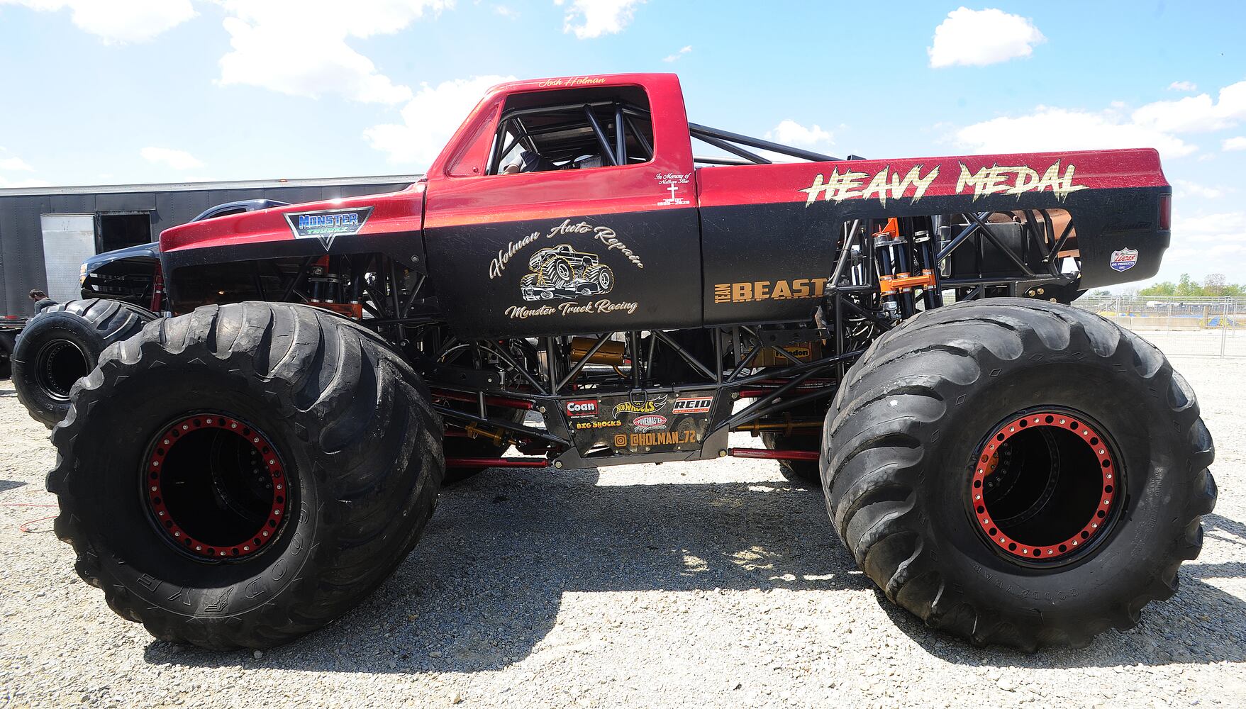 Monster trucks at Montgomery County Fairgrounds