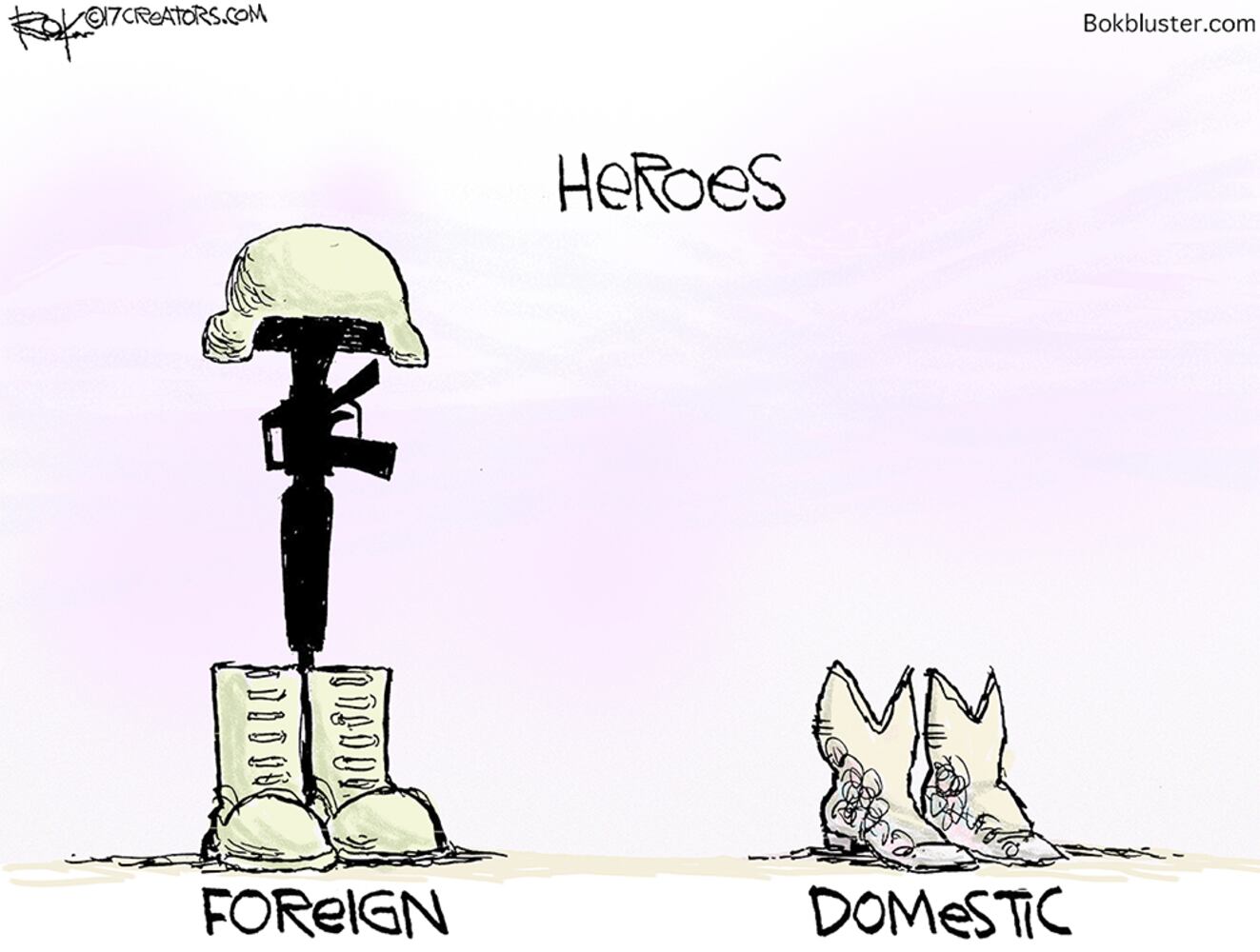 Week in cartoons: Gun control, paper towels and more