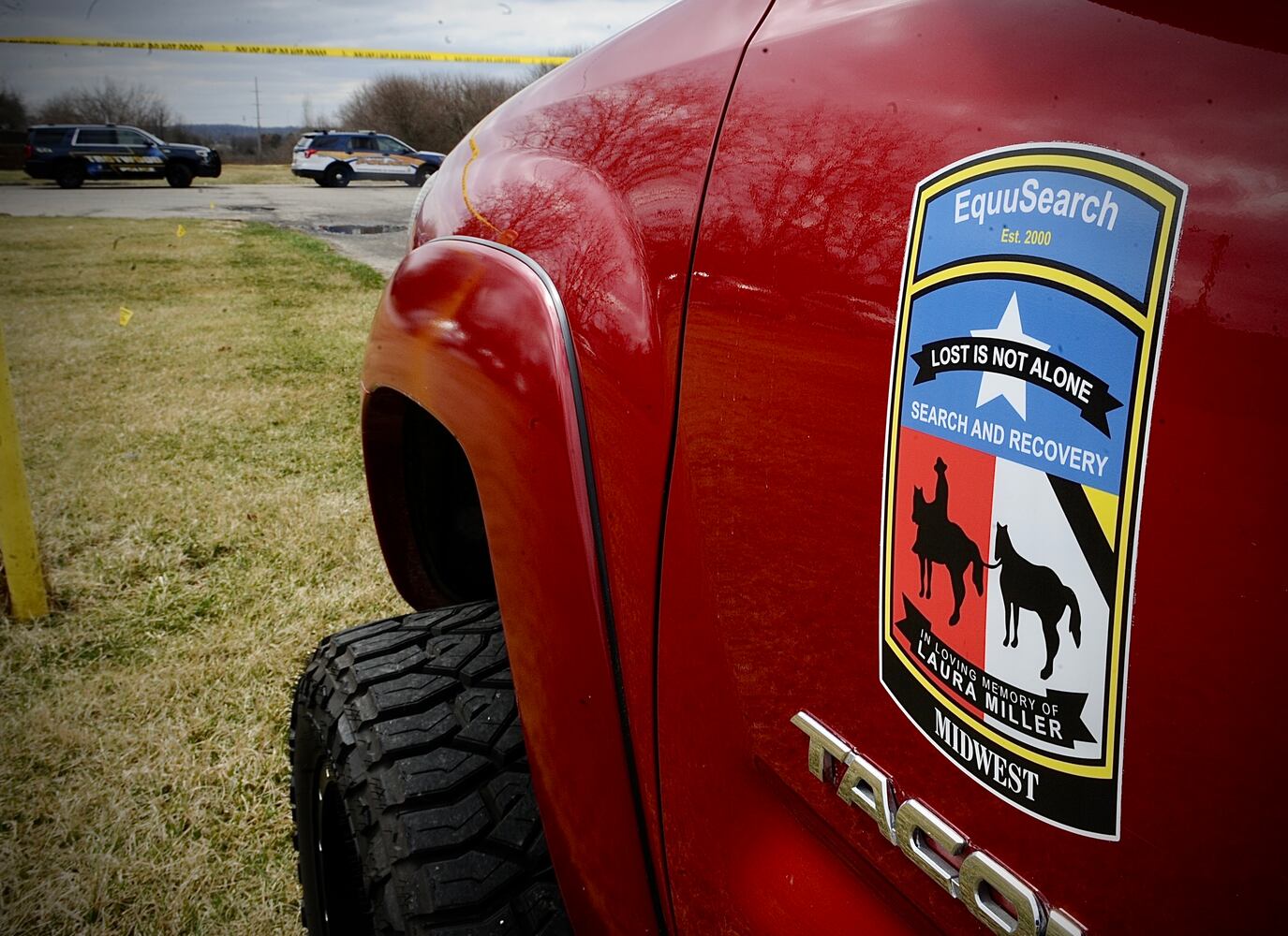 Police and search team on scene in Trotwood.