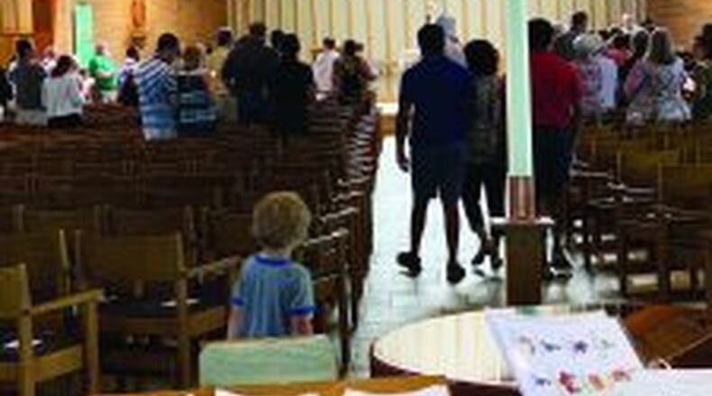 Sensory-friendly masses will be held at various parishes across the Miami Valley. CONTRIBUTED.