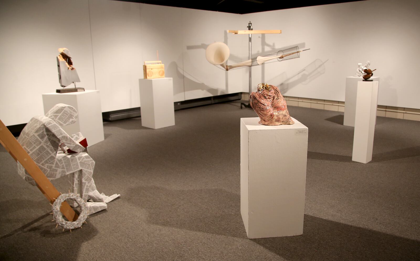 Rosewood Gallery’s 15th annual juried exhibition, "HWD" (Height x Width x Depth), is on view through Oct. 22.   LISA POWELL / STAFF
